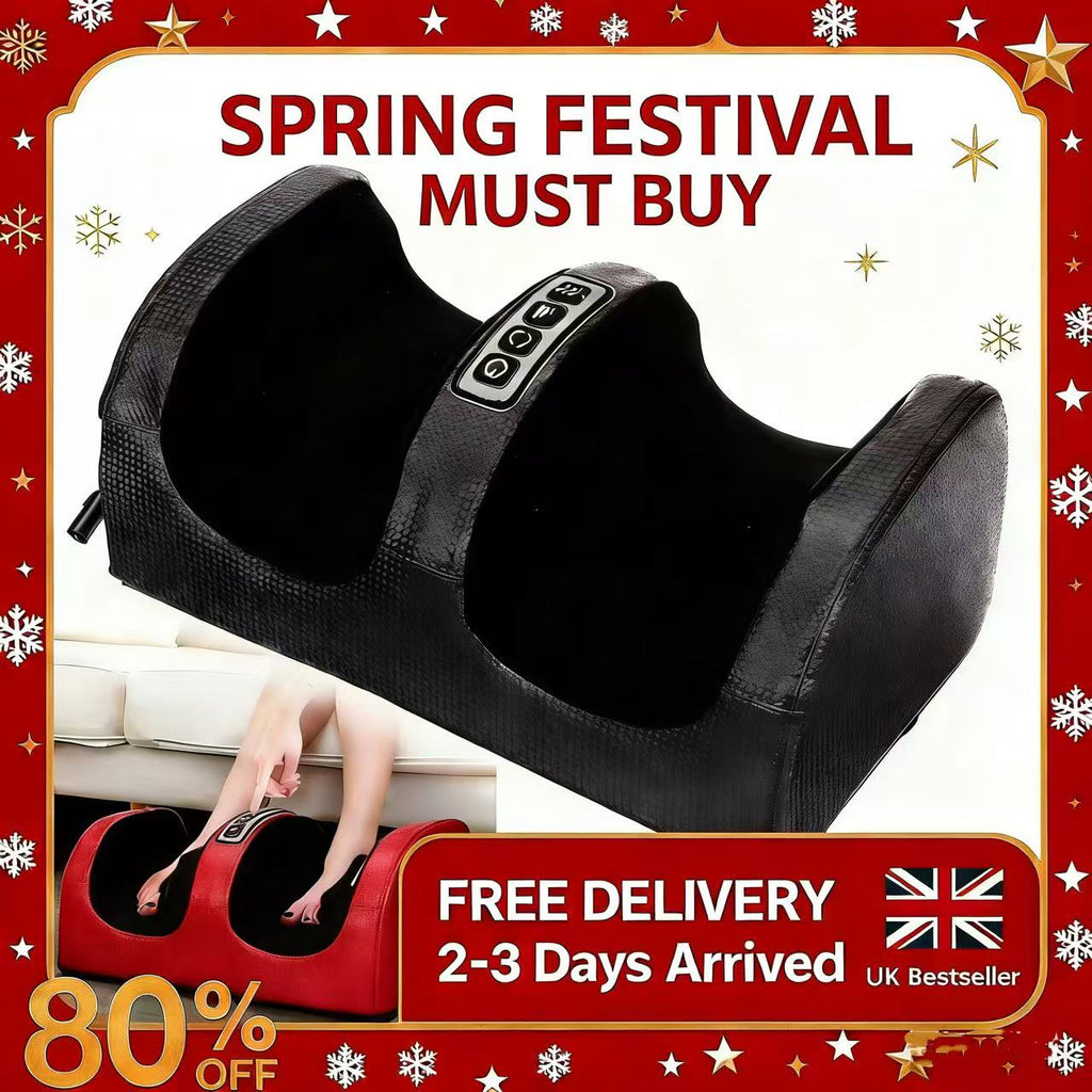 2026 New Clearance SaleFoot Massager Massage Machine New Feet Kneading Calf Pain Relief Electric Heated UK Device